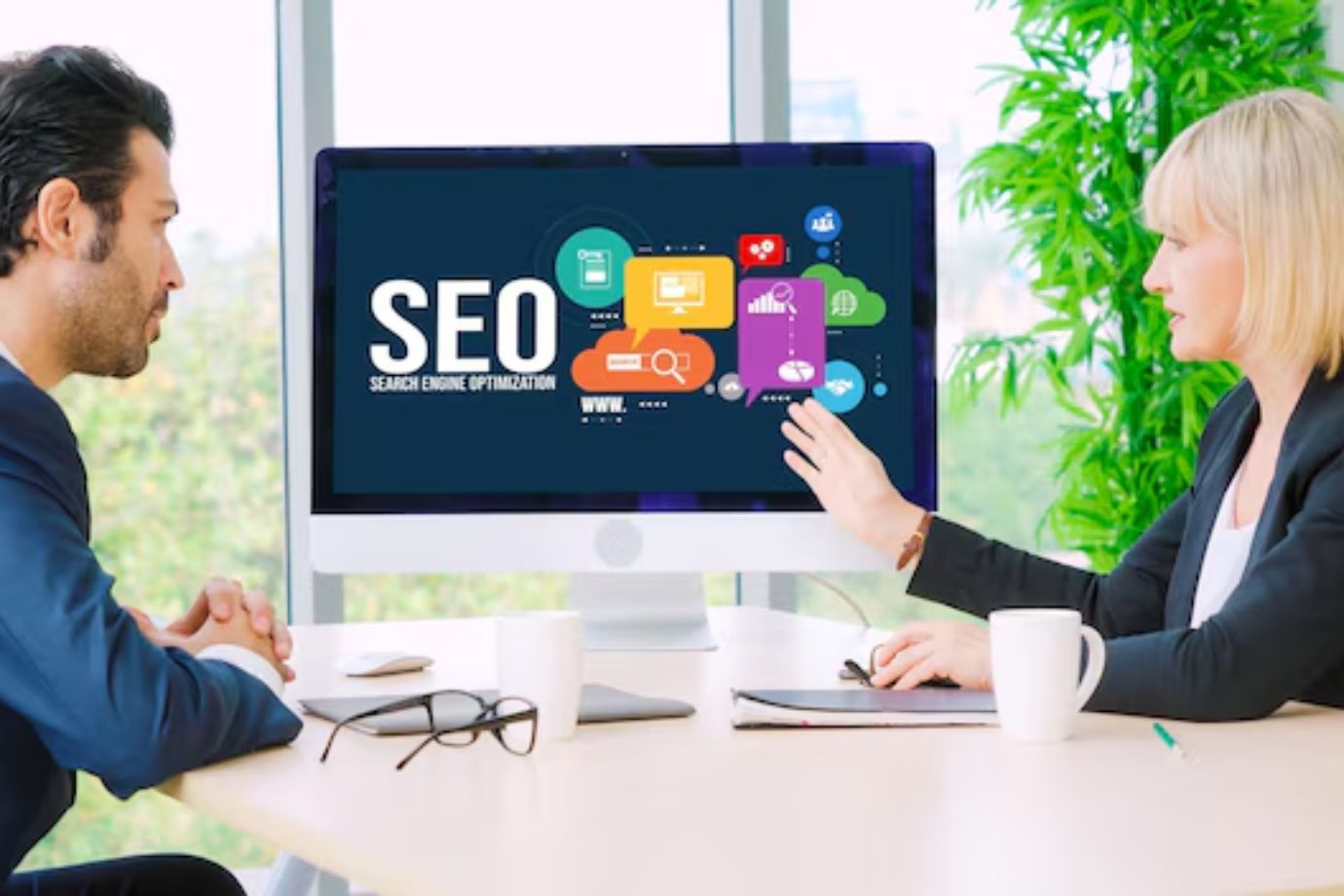 Professional SEO services helping boost website visibility and traffic for business growth